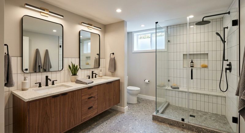Basement Bathroom Remodeling in Summit County, OH